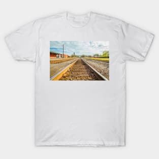 Parallel Railroad Tracks T-Shirt